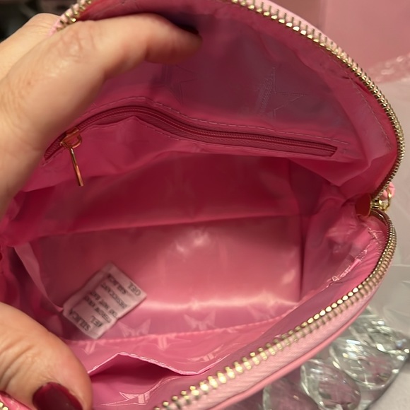 JEFFREE Star Pink Cosmetic Bag with Wristlet Strap - Picture 5 of 5